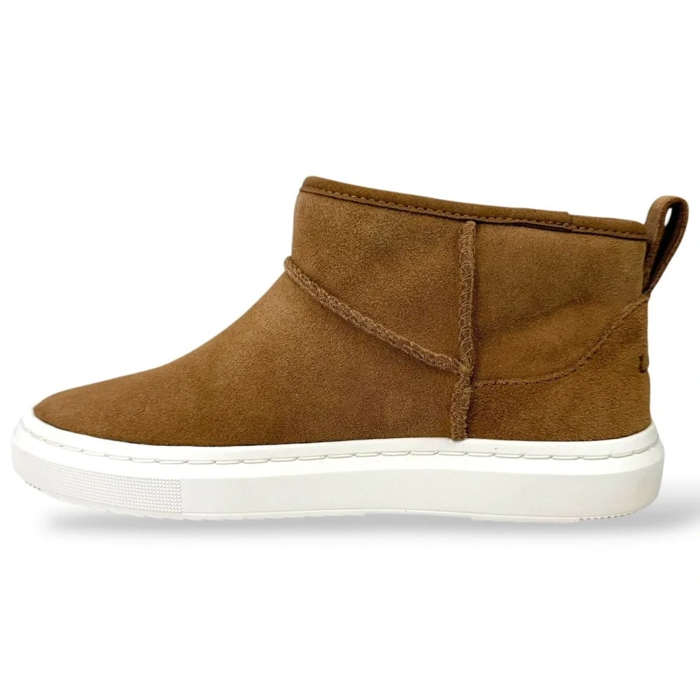 UGG Alameda Mini Boot Chestnut Size 5 Cozy Shearling Cabincore